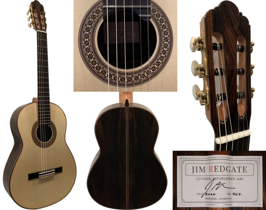 NEW Jim Redgate ‘WAVE’ ergonomic double top Classic Guitars
