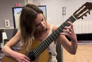 Ana Vidovic plays Jim Redgate’s exquisite "Guitar #500”, a beautiful Cedar double top.