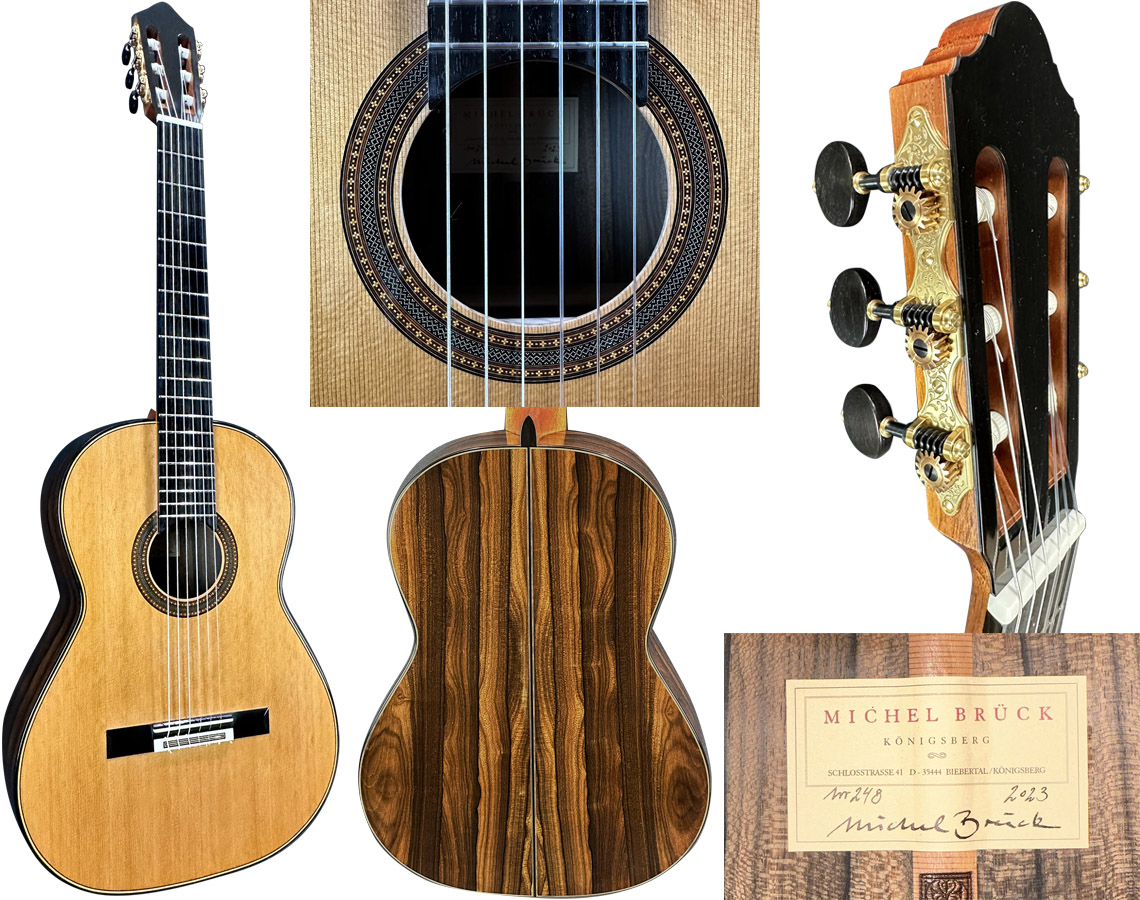 NEW Michel Brück Cedar/Ziricote double/composite top